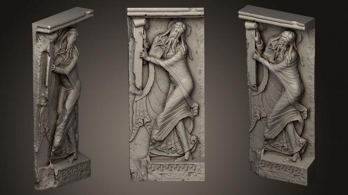 High reliefs and bas-reliefs, historical and religious (GRLFH_0431) 3D model for CNC machine